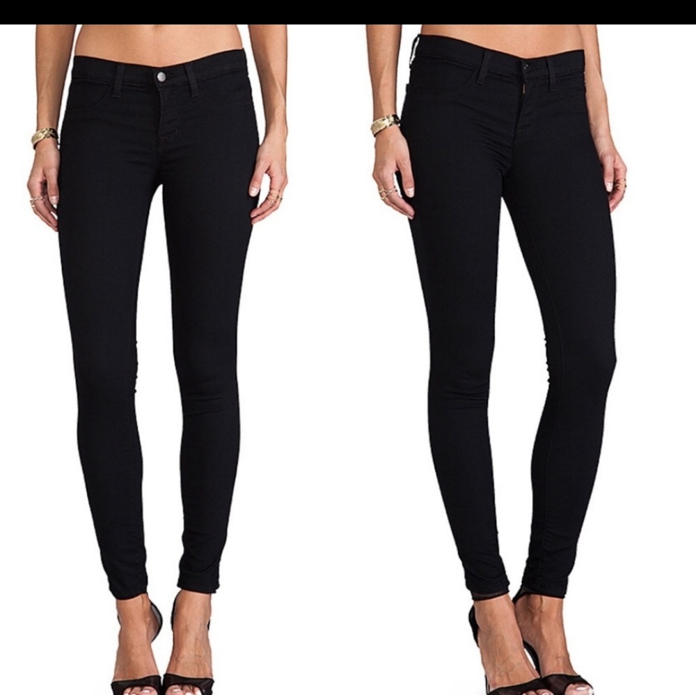J. Brand Skinny Leg black jeans size 28